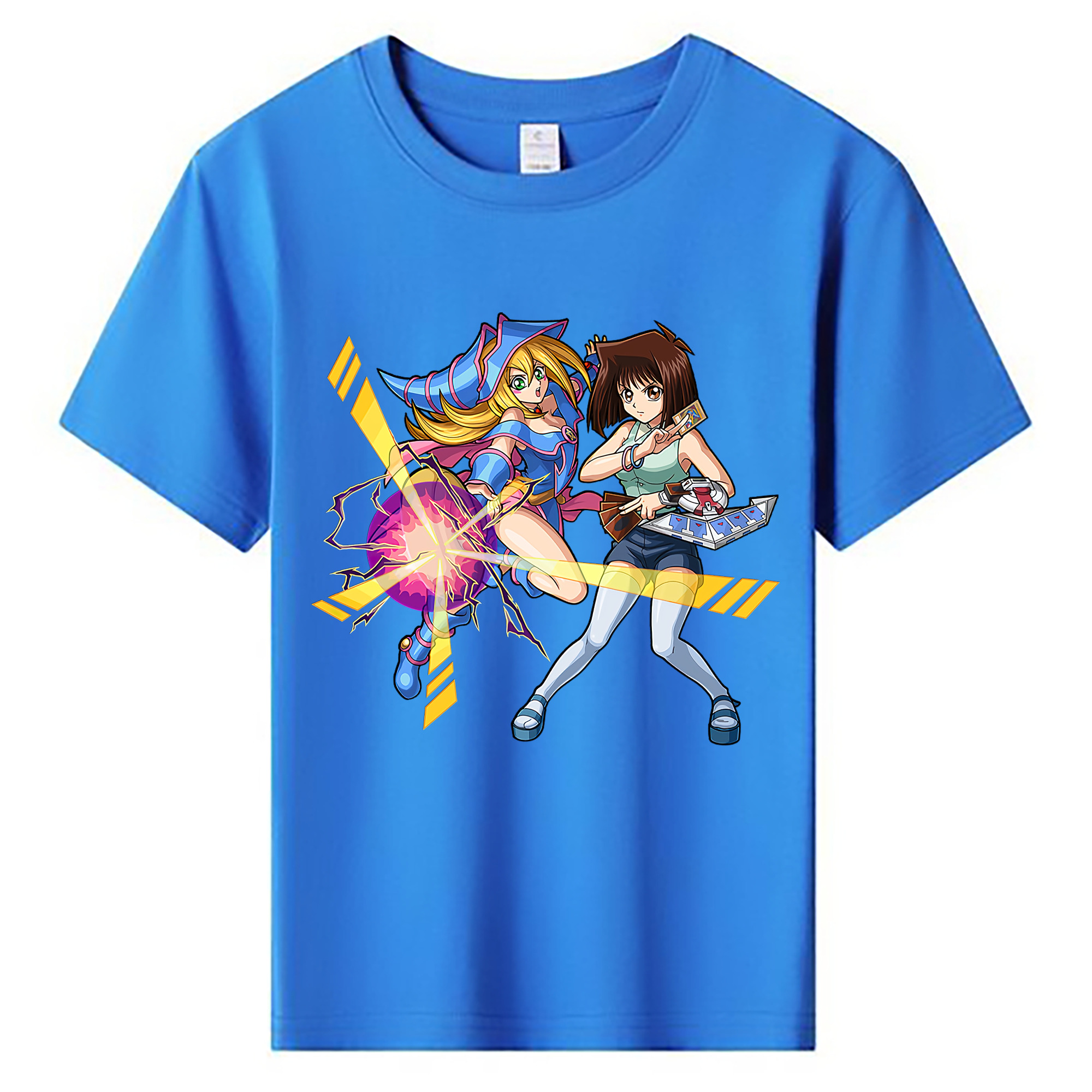 （画像用） 遊☆戯☆王 Yu-Gi-Oh! 綿100％キッズTシャツ（フロントプリント）